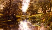 Monsted, Peder Mork - A Winding Stream In Summer